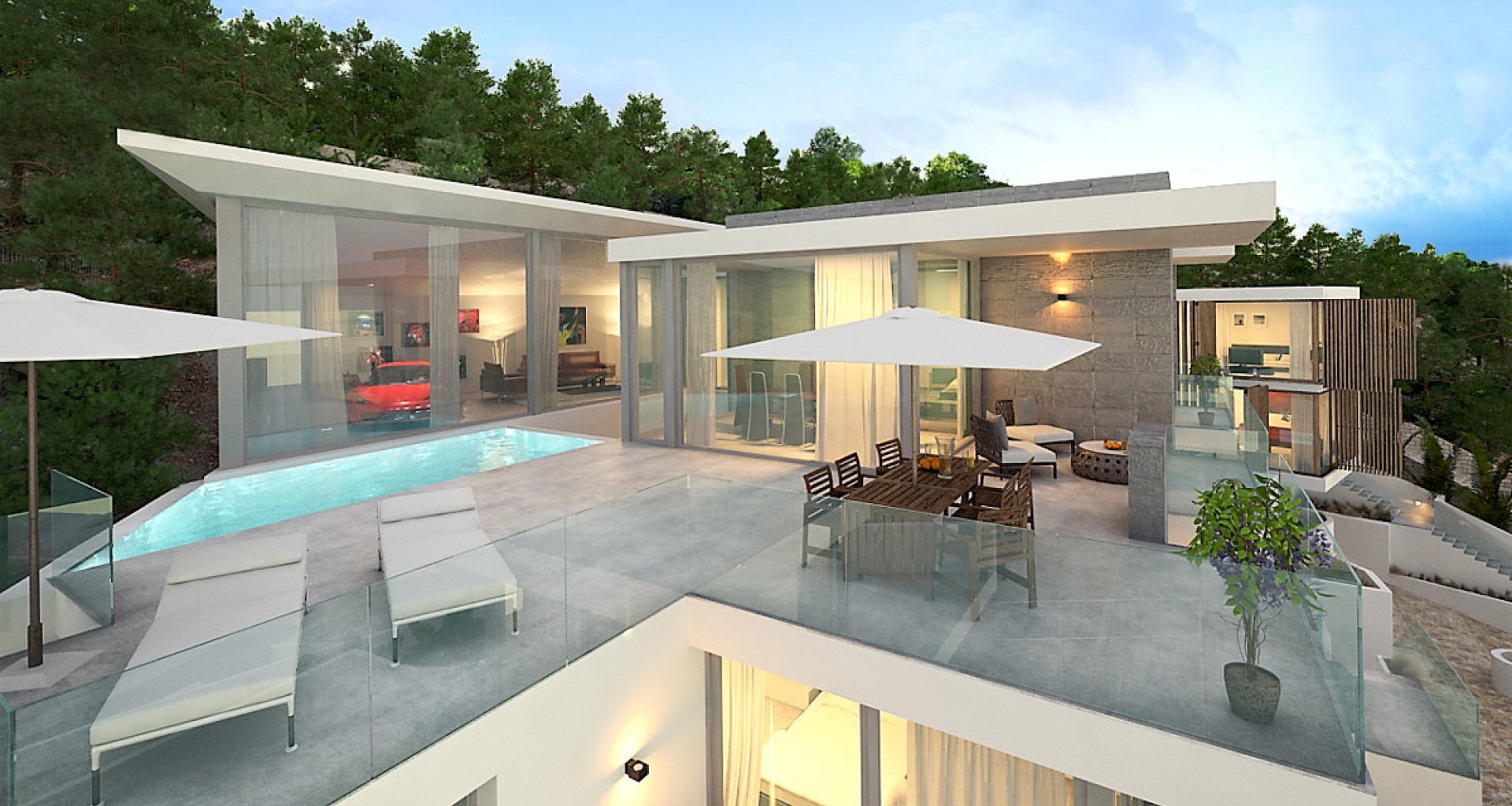 KROHN & LUEDEMANN Newly constructed villa with sea views in Santa Ponsa Neura Villa Santa Ponsa 02