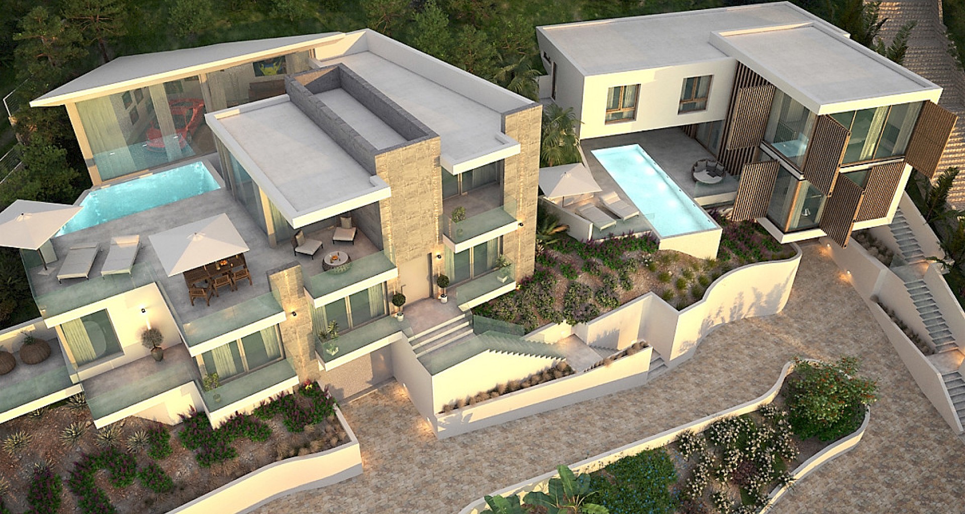 KROHN & LUEDEMANN Newly constructed villa with sea views in Santa Ponsa Neura Villa Santa Ponsa 06