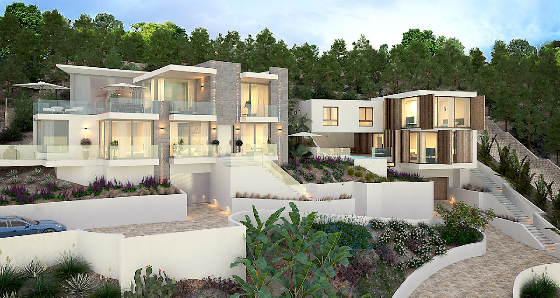 KROHN & LUEDEMANN Villa de nueva construcción con vistas al mar y piscina en Santa Ponsa 