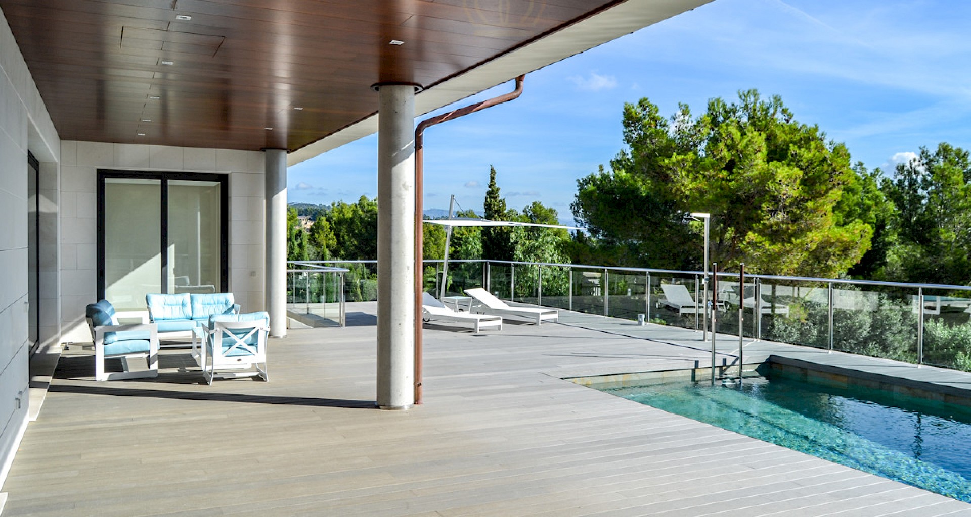 KROHN & LUEDEMANN Luxury villa in Son Vida in the southwest of Mallorca Moderne Villa in Son Vida 22