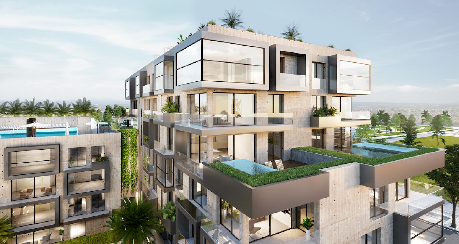 KROHN & LUEDEMANN New luxury flats in Palma close to Portixol beach Seitenansicht