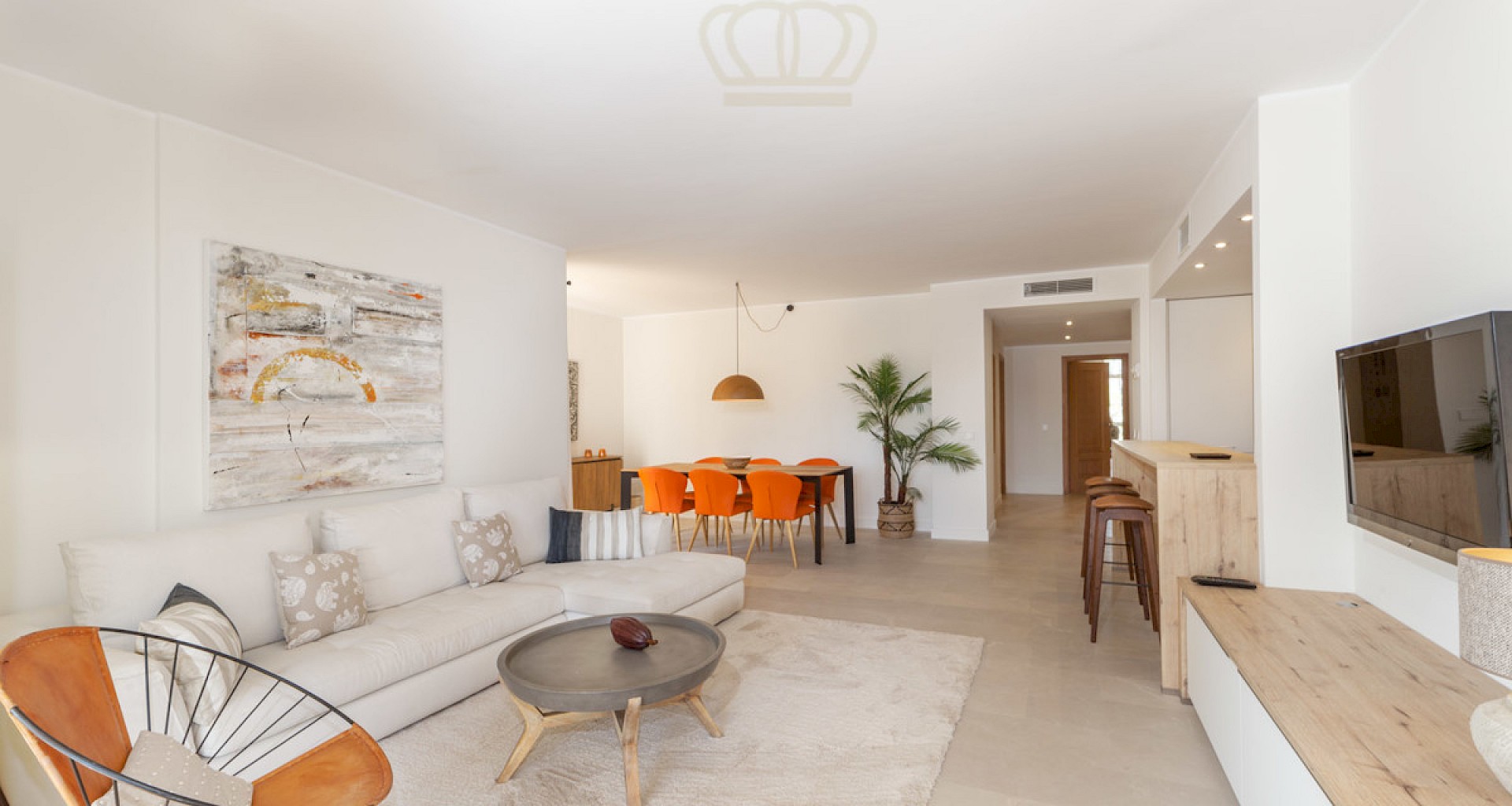 KROHN & LUEDEMANN Modernised elegant apartment in Belavent community in Santa Ponsa Southwest Mallorca Moderne Santa Ponsa Wohnung 