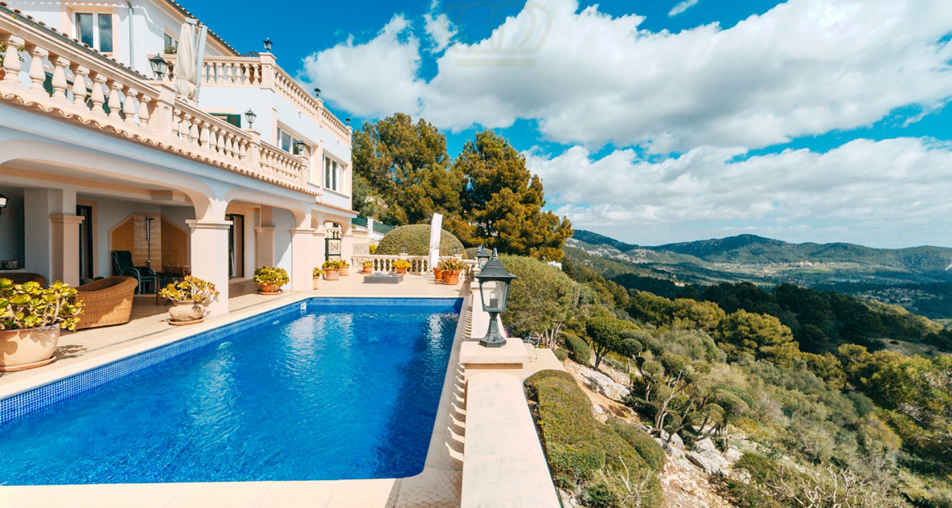 KROHN & LUEDEMANN Mediterranean Villa in Son Font in the southwest of Mallorca Mallorca Villa mit Gästehaus
