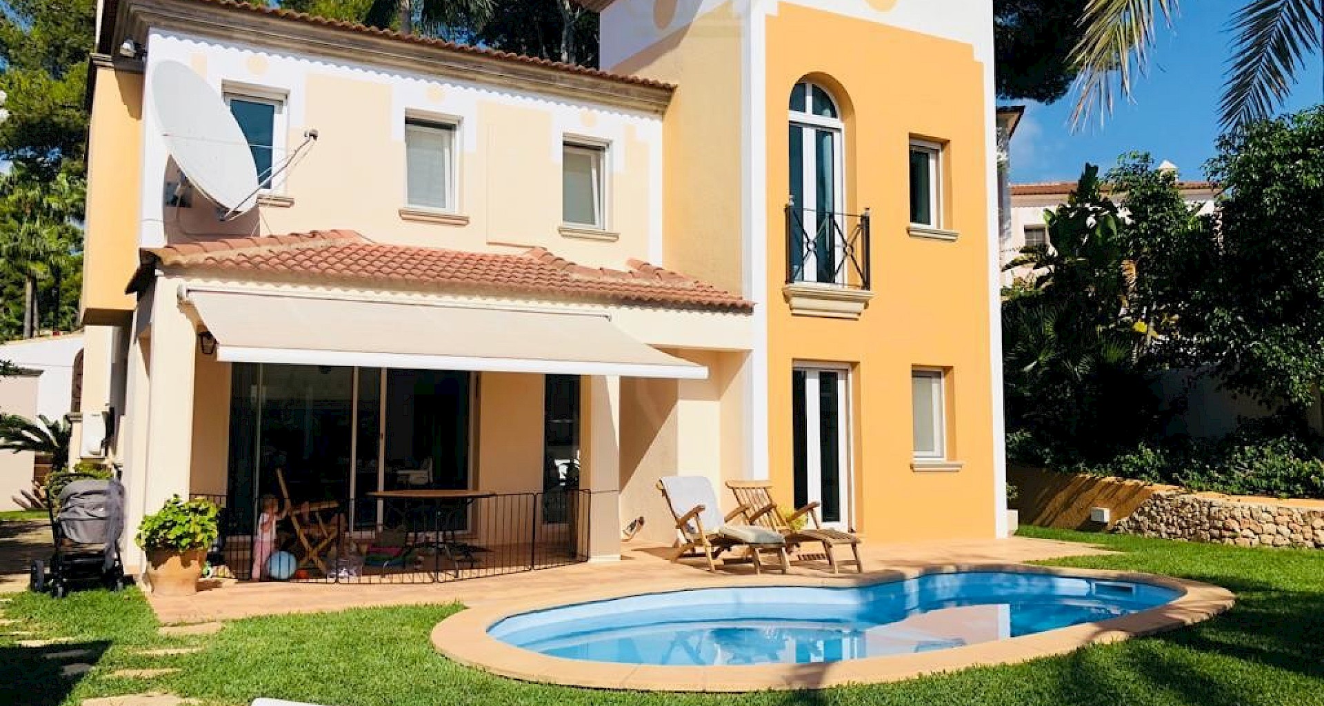 KROHN & LUEDEMANN Stilvolle, mediterrane Villa in der Anlage Las Abubillas am Golfplatz Santa Ponsa 