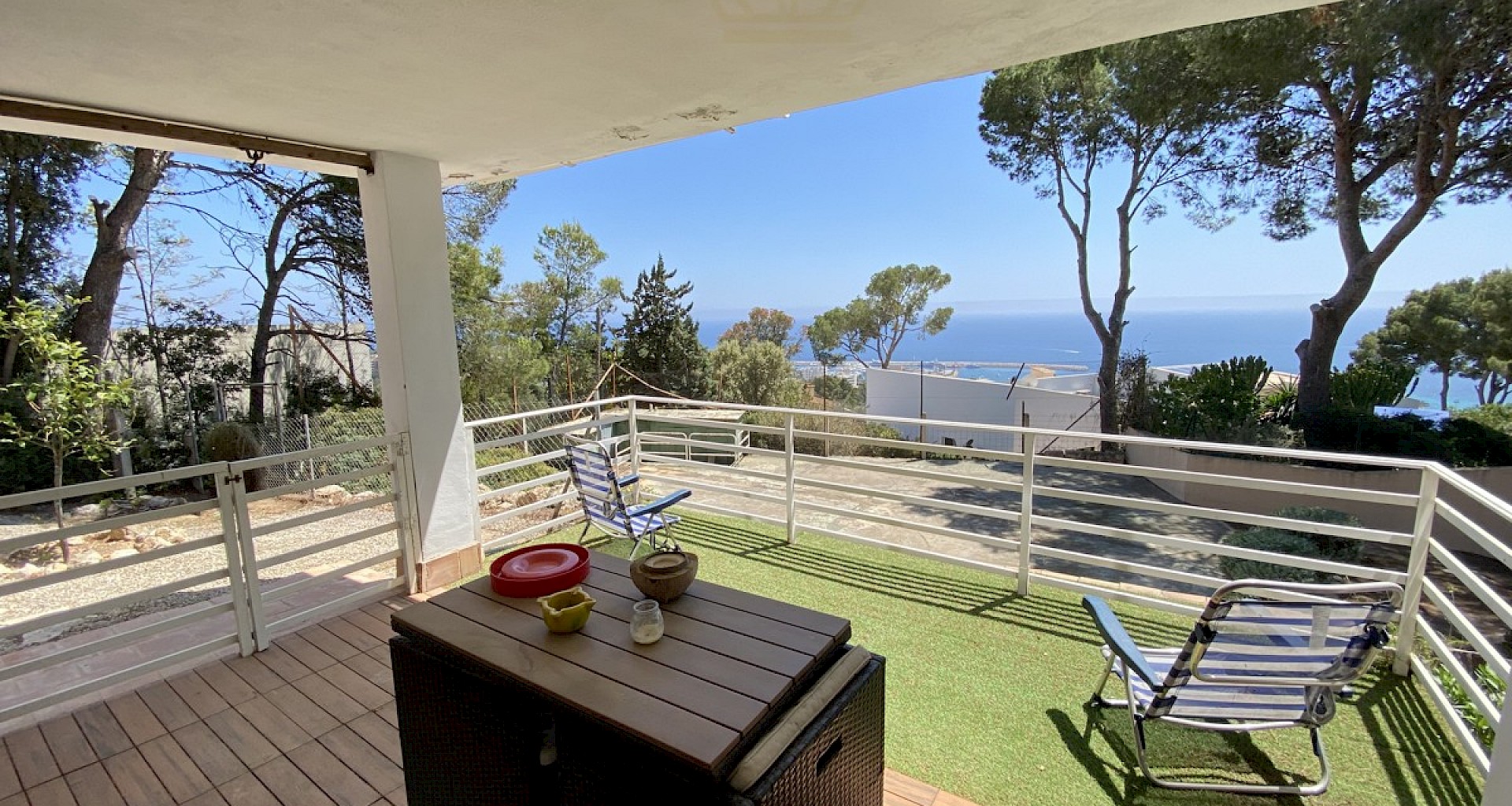 KROHN & LUEDEMANN Mediterranen Villa in Costa den Blanes with spectacular seaviews to reform Meerblick Villa Mallorca Costa den Blanes 