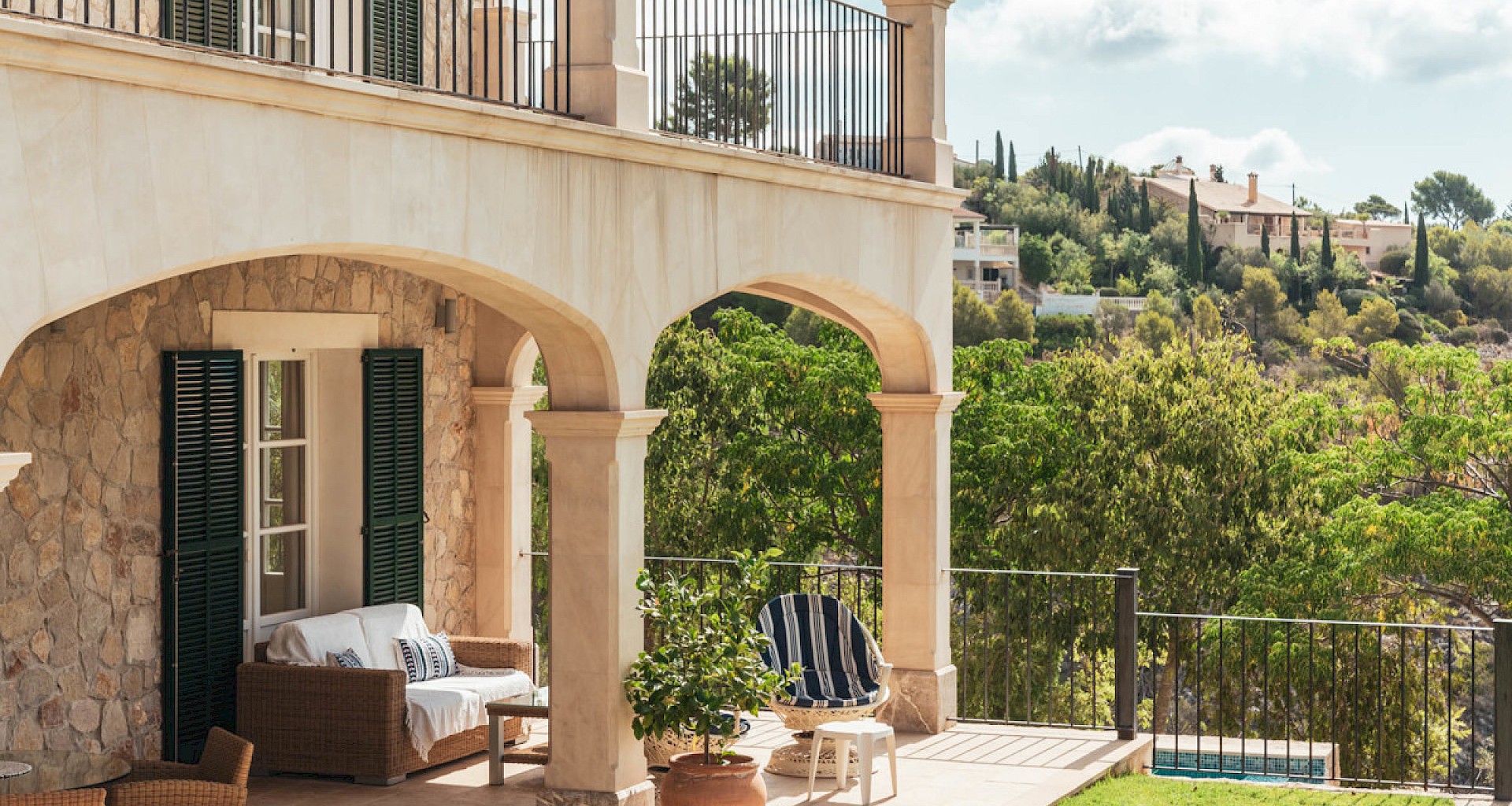 KROHN & LUEDEMANN Preciosa Villa Mediterránea en Son Font Calvia Mallorca 