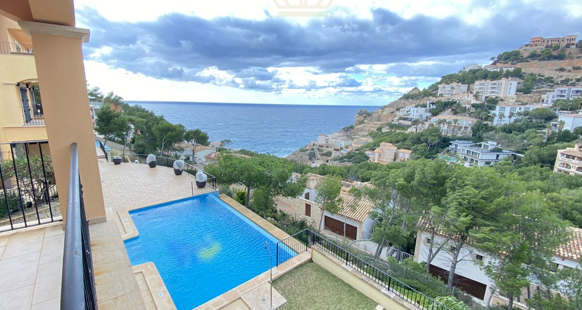 KROHN & LUEDEMANN Modern Apartment in Port Andratx with seaview near to the pool Cala Morgues Meerblick Apartment 01