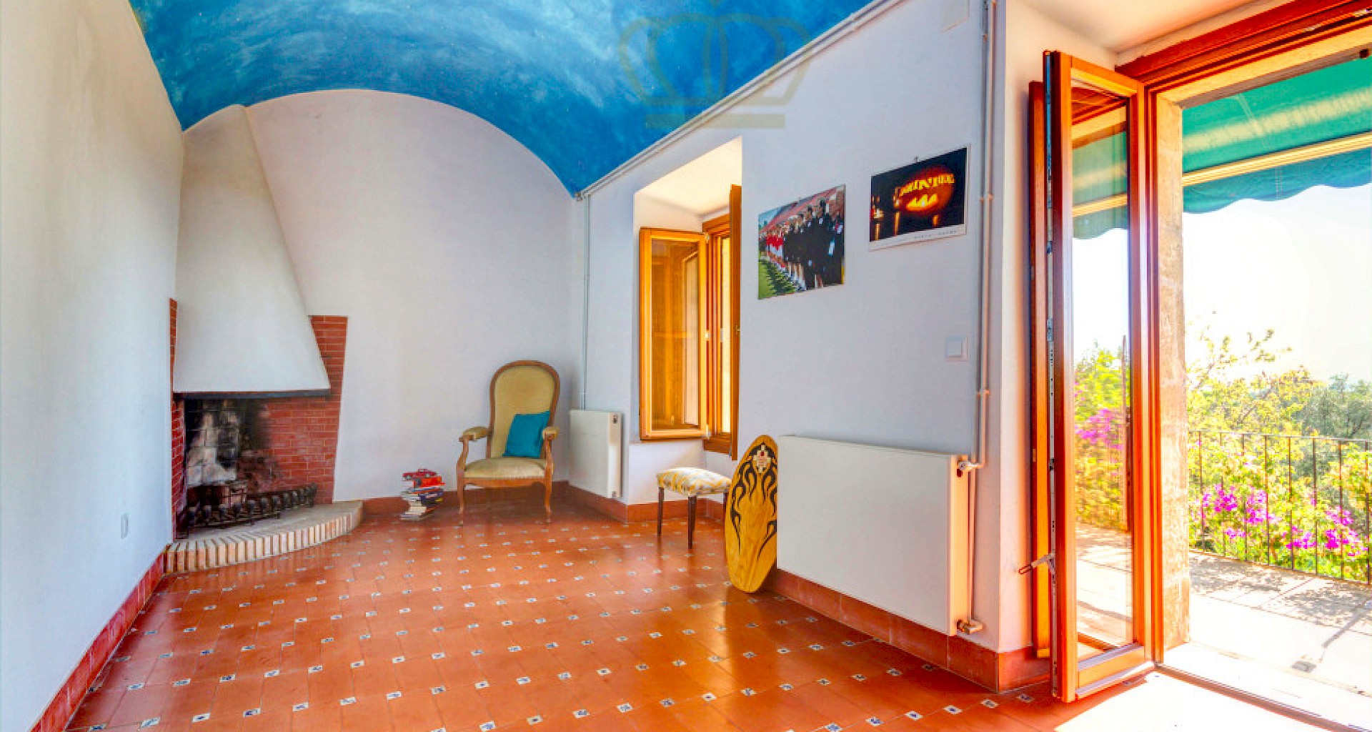 KROHN & LUEDEMANN Gran casa mediterránea en Génova con vistas al mar abierto y a la bahía de Palma Villa Genova kleiner Salon