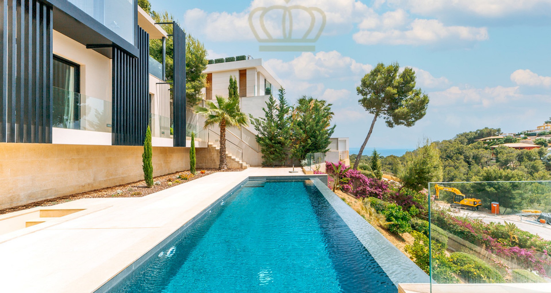 KROHN & LUEDEMANN Villa de diseño en perfección con vistas parciales al mar en Costa d'en Blanes, Mallorca Villa in Costa d