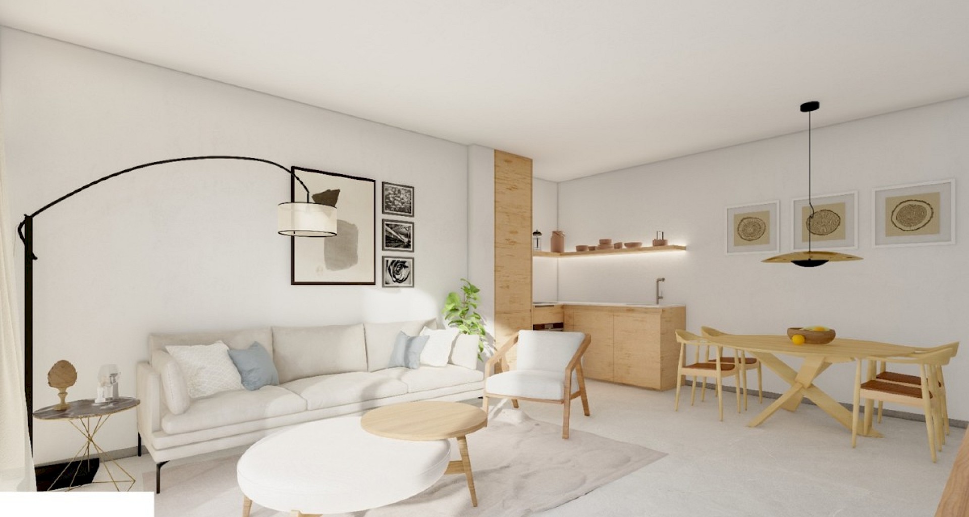 KROHN & LUEDEMANN Apartamento superior recién renovado en Port Andratx Mallorca cerca del puerto deportivo Living