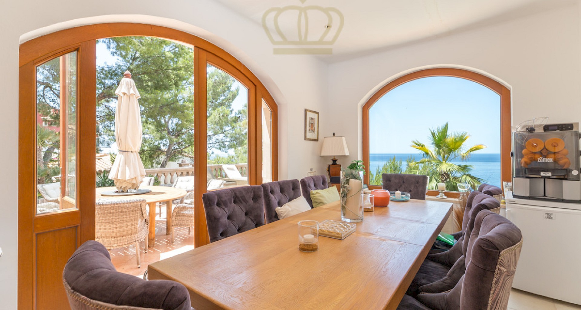 KROHN & LUEDEMANN Mediterranean villa in Port Andratx with full sea views of Dragonera Island 