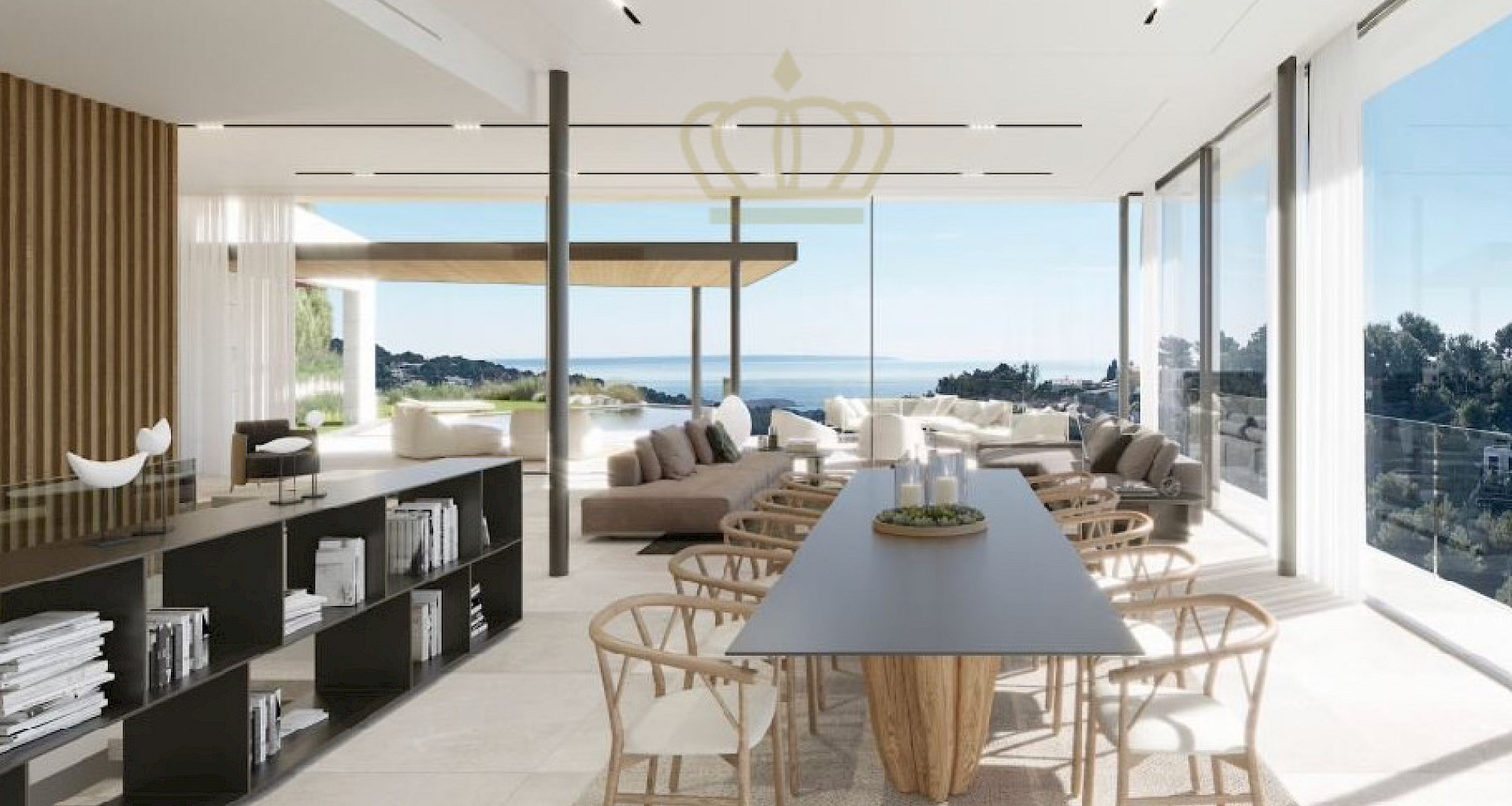 KROHN & LUEDEMANN Villa moderne de nouvelle construction à Costa d'en Blanes avec vue sur la mer dans un endroit calme 
