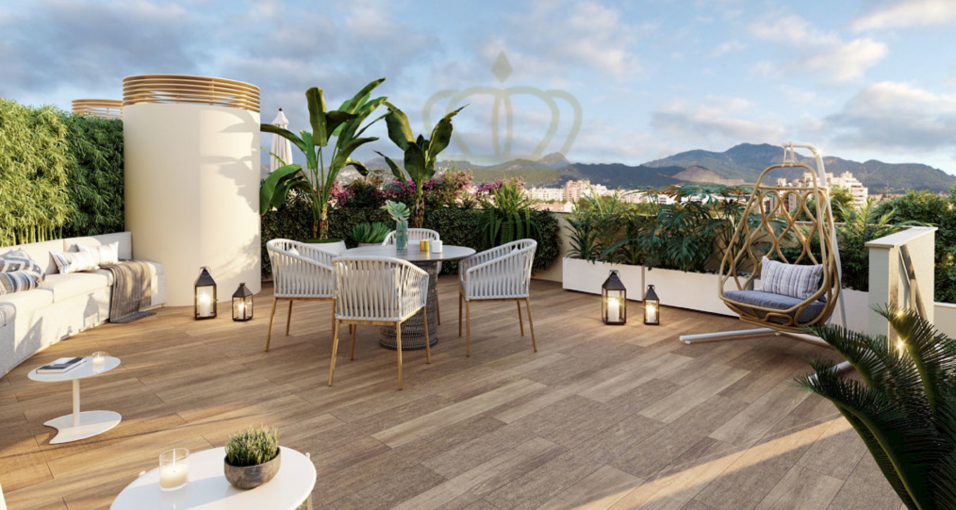 KROHN & LUEDEMANN New penthouse in Palma with roof terrace in good location 