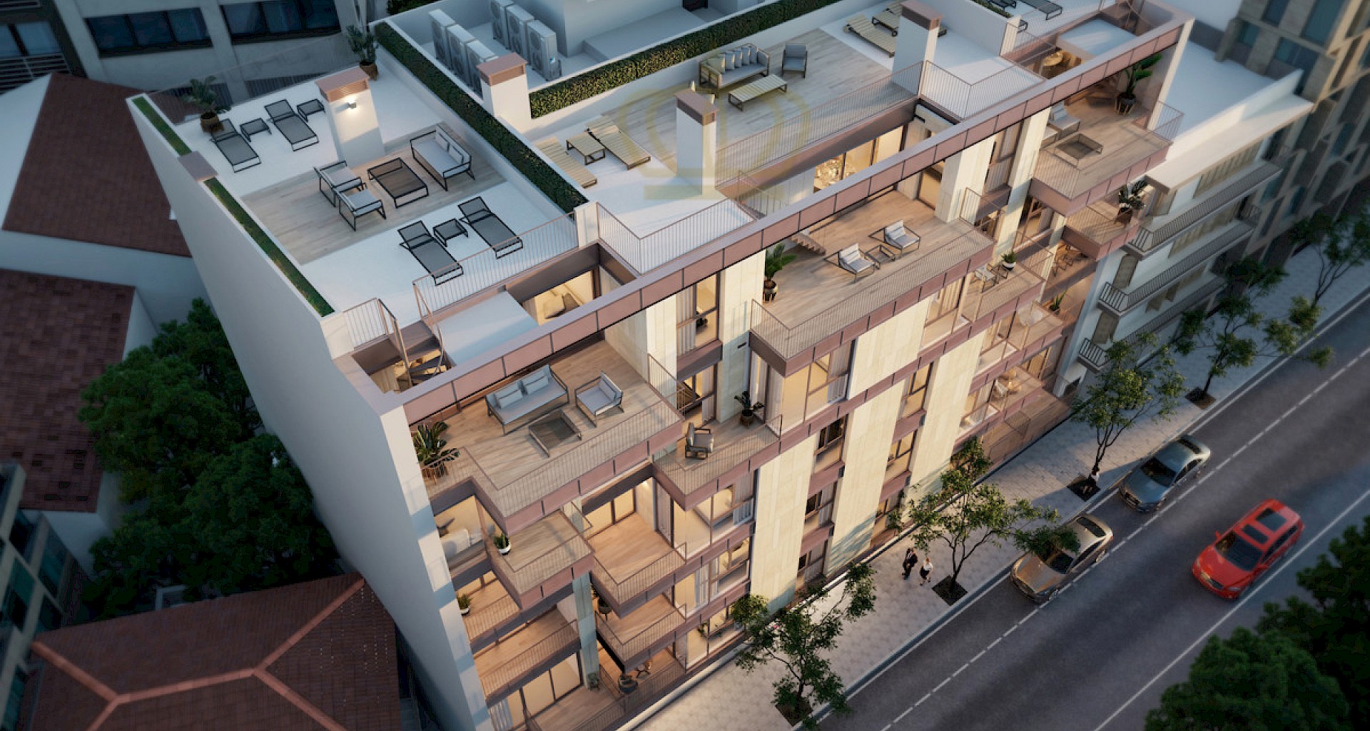 KROHN & LUEDEMANN Palma Penthouse dans une nouvelle construction de luxe avec jacuzzi et vue panoramique 