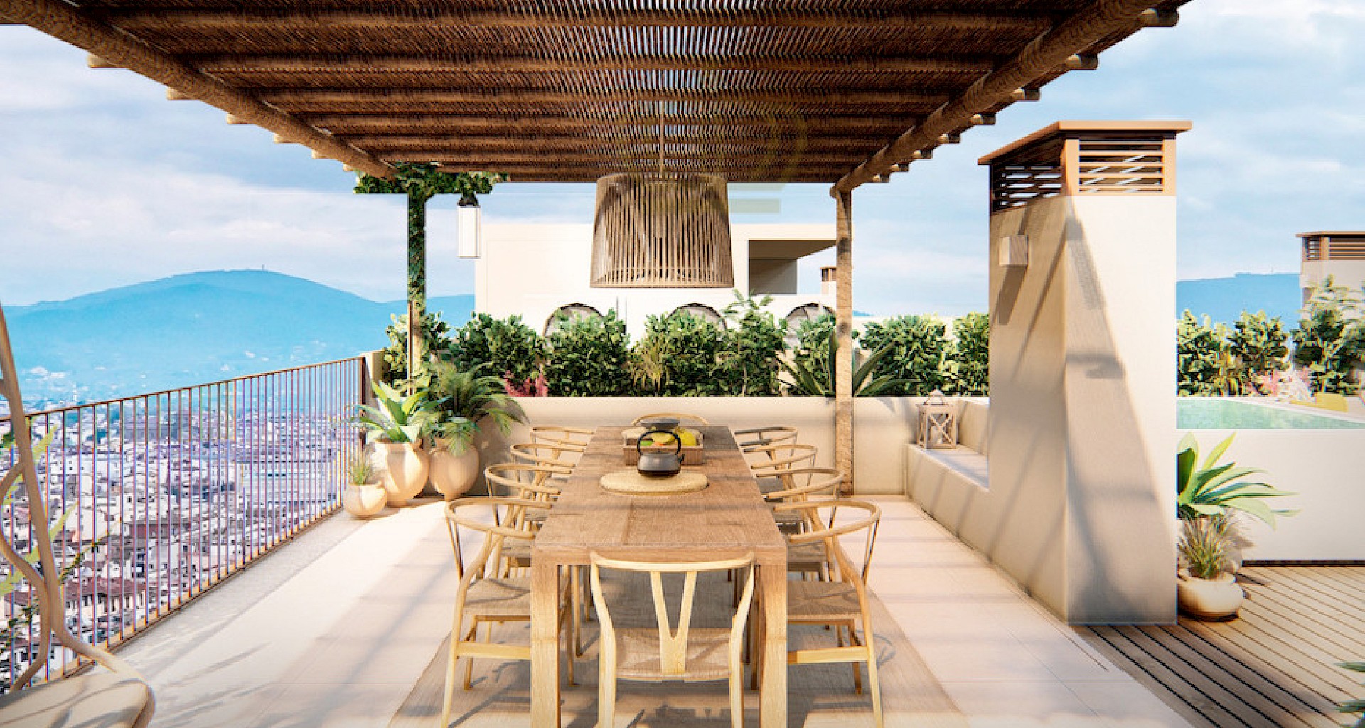 KROHN & LUEDEMANN New built Palma Penthouse with Jacuzzi in Santa Catalina 