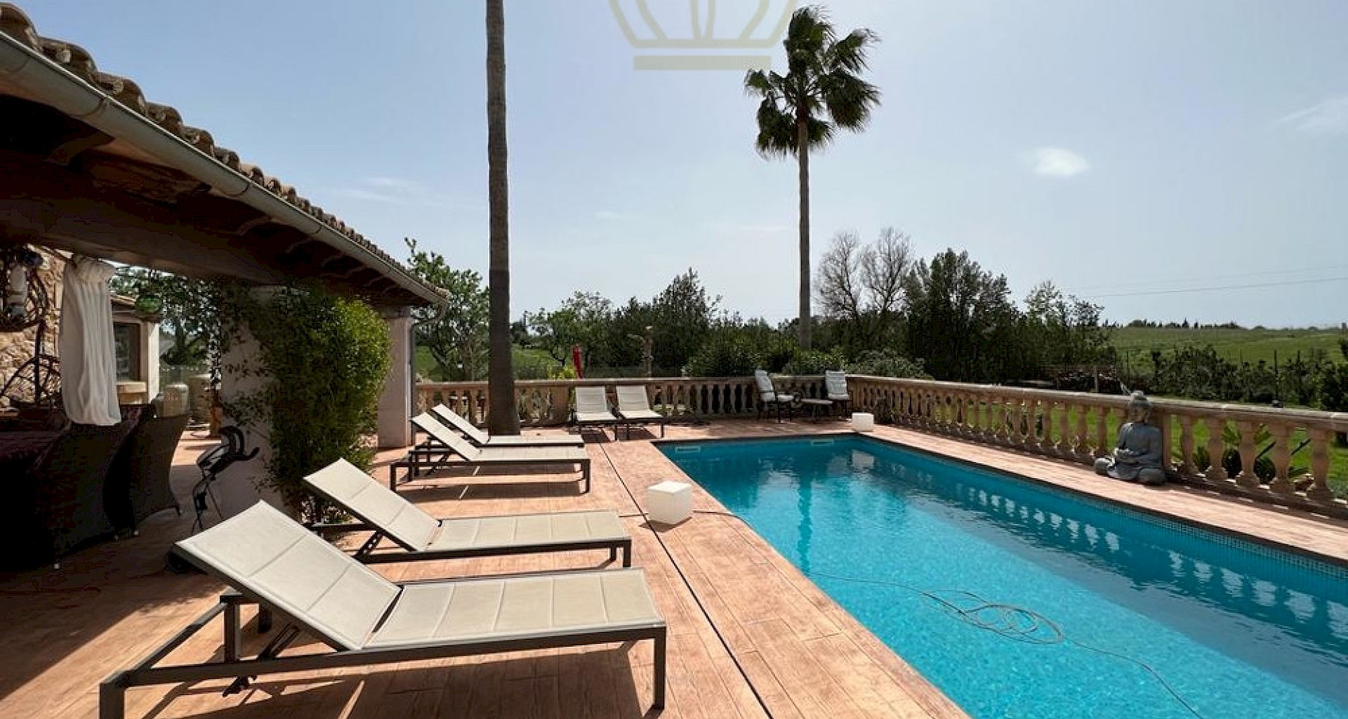 KROHN & LUEDEMANN Finca typique rustique et charmante avec piscine à Sencelles au cœur de Majorque 