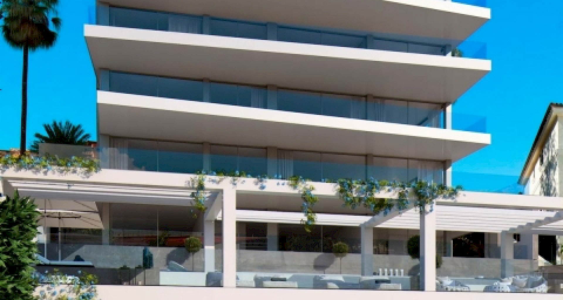 KROHN & LUEDEMANN Appartement exclusif de nouvelle construction à Palma a Paseo Maritimo avec vue sur le port. 