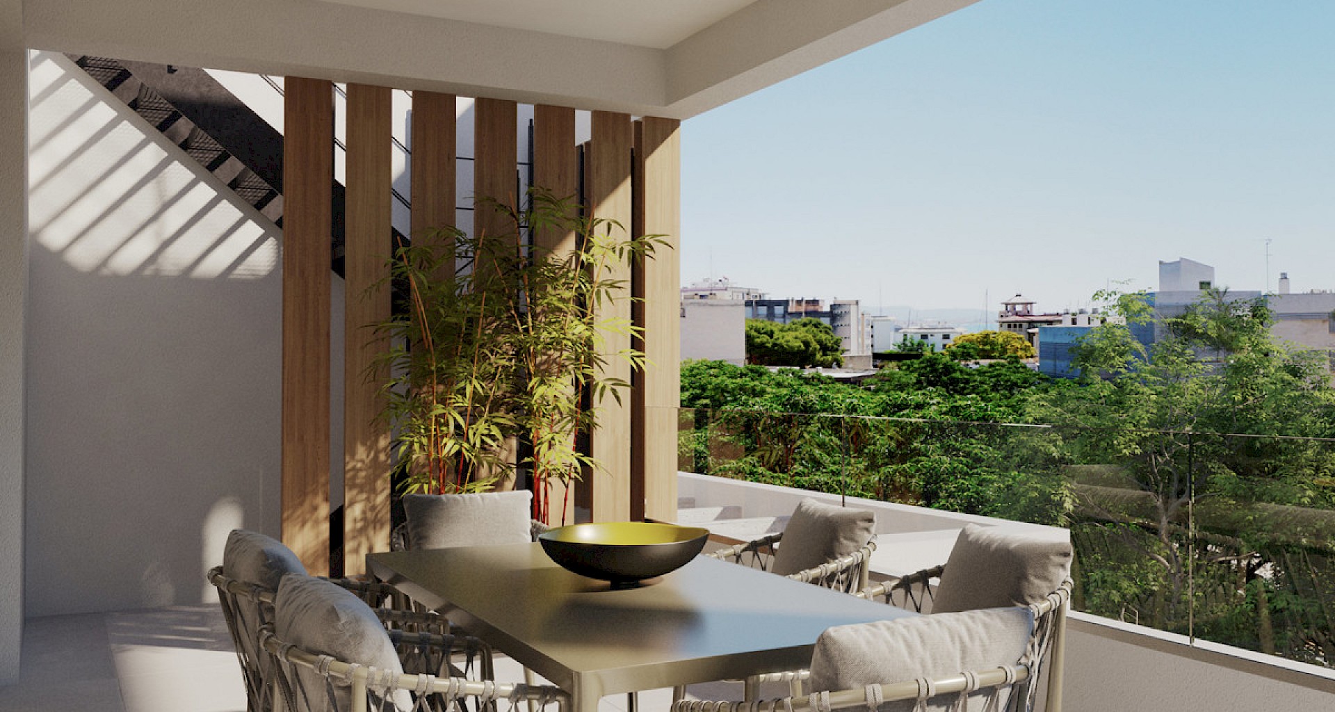 KROHN & LUEDEMANN Exclusive newly built apartment with large terrace in Palma Piso de lujo cerca del puerto de Palma 