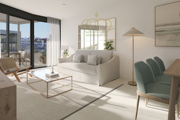 New construction comfort penthouse in Palmanova near the beach