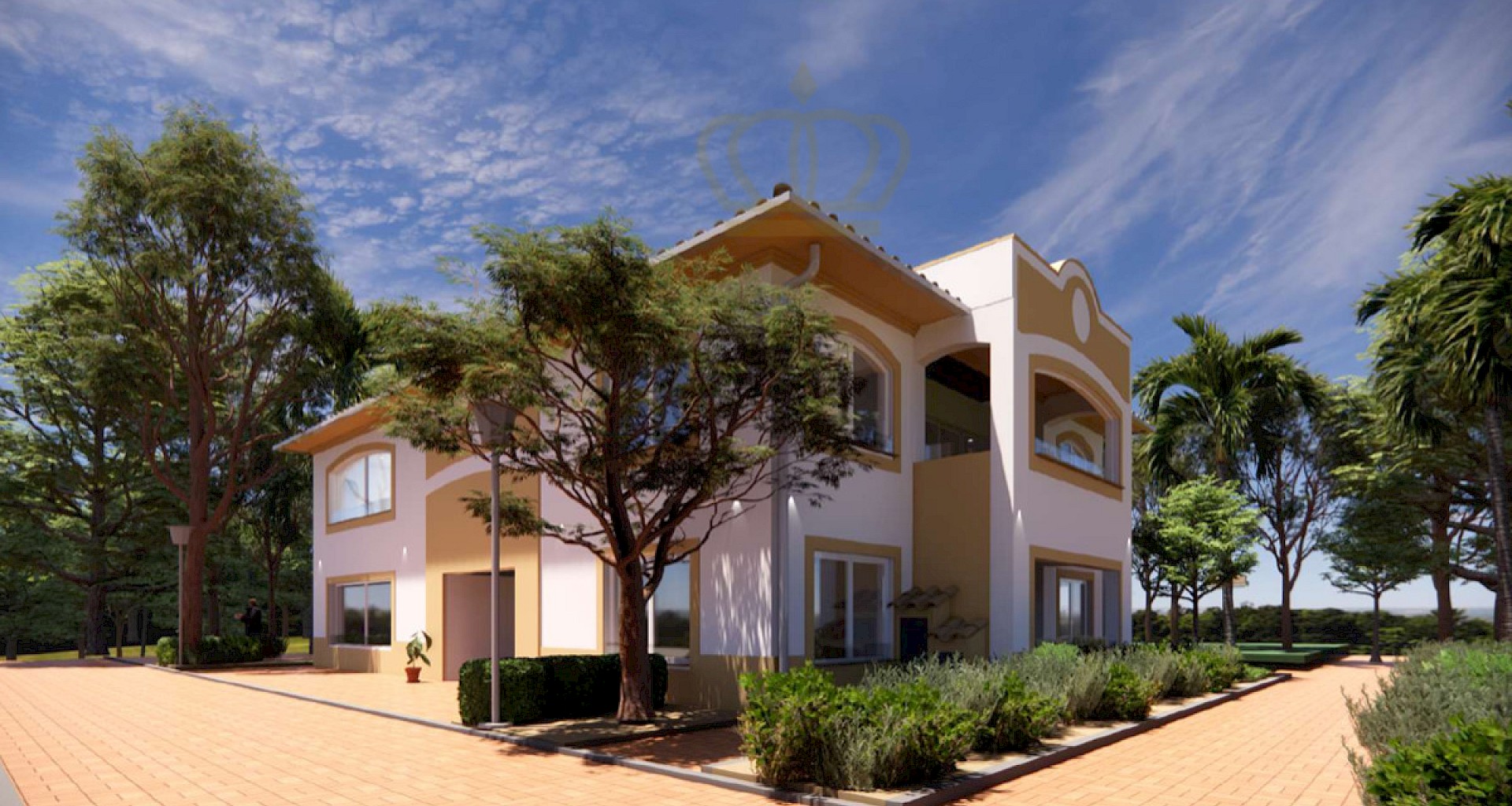 KROHN & LUEDEMANN Casa en Santa Ponsa en el complejo de apartamentos Belavent con proyecto para cuatro pisos Santa Ponsa Investment 01