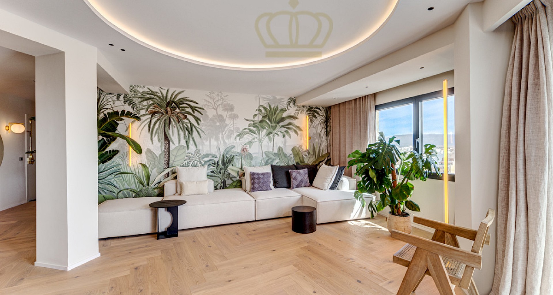 KROHN & LUEDEMANN Appartement de luxe rénové à Palma centre avec vue sur la mer 