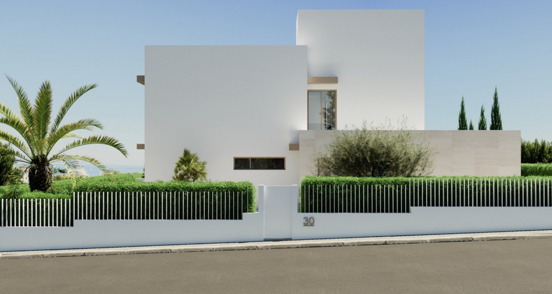 KROHN & LUEDEMANN Nueva construcción con vistas al mar en Cala Murada Mallorca Mallorca Neubau Villa mit Meerblick