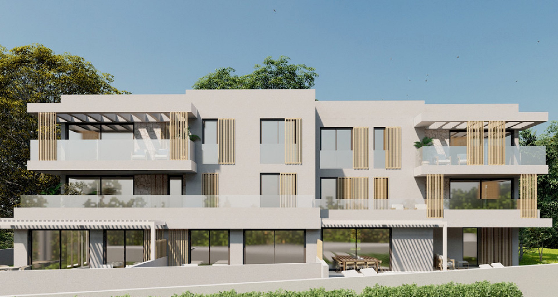 KROHN & LUEDEMANN Penthouse de rêve avec terrasse sur le toit dans un nouveau complexe résidentiel à Porto Petro 