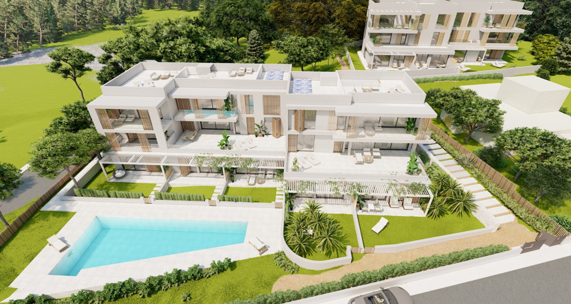 KROHN & LUEDEMANN Traumhaftes Penthouse mit Dachterrasse in neuer Wohnanlage in Porto Petro 
