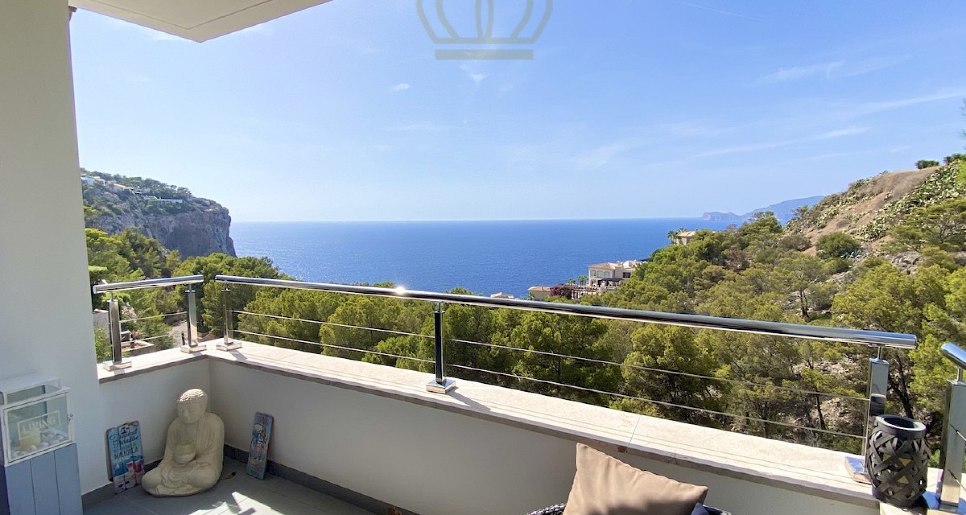 KROHN & LUEDEMANN Port Andratx piso en La Mola con espectacular vista al mar Luxus Apartment mit vollem Meerblick
