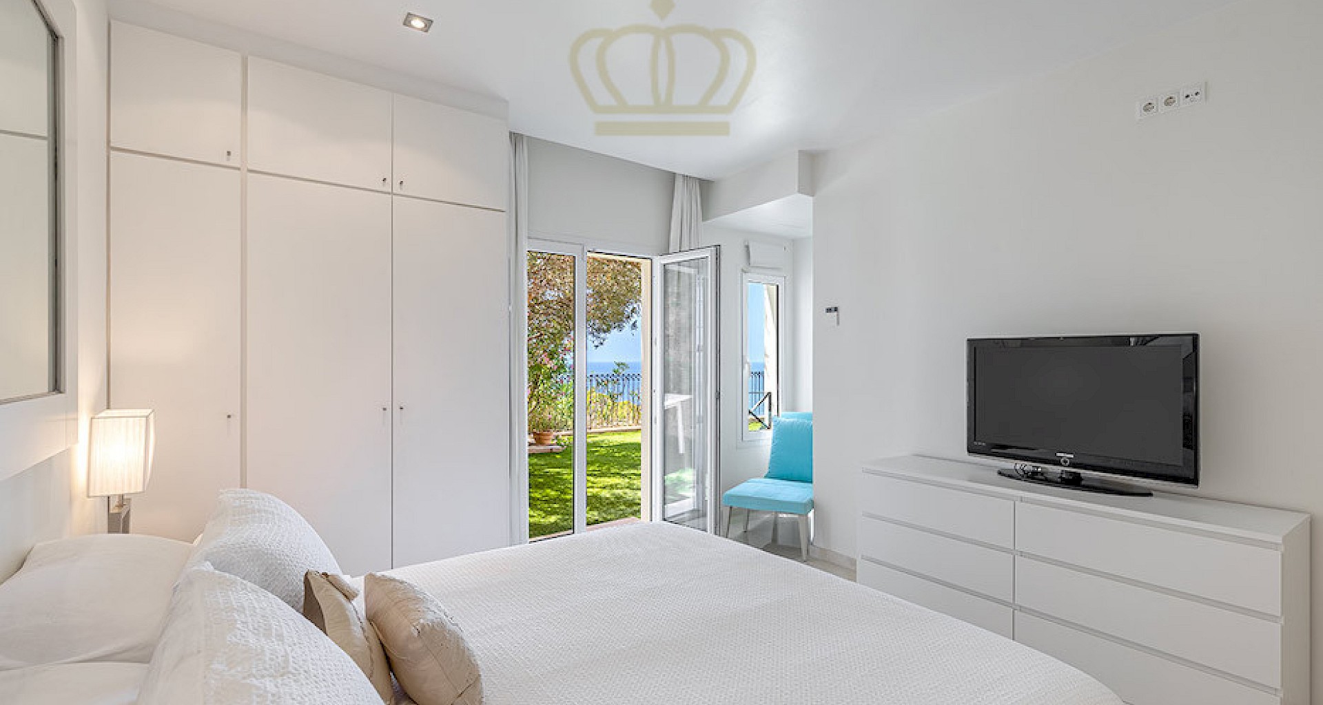 KROHN & LUEDEMANN Gran piso de lujo con jardín en Puerto de Andratx con vistas al mar Schlafzimmer 