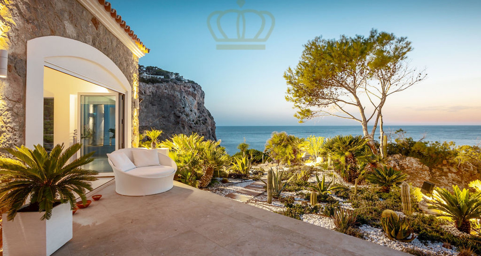 KROHN & LUEDEMANN Villa de lujo con impresionantes vistas al mar en Port Andratx - La Mola Abendstimmung