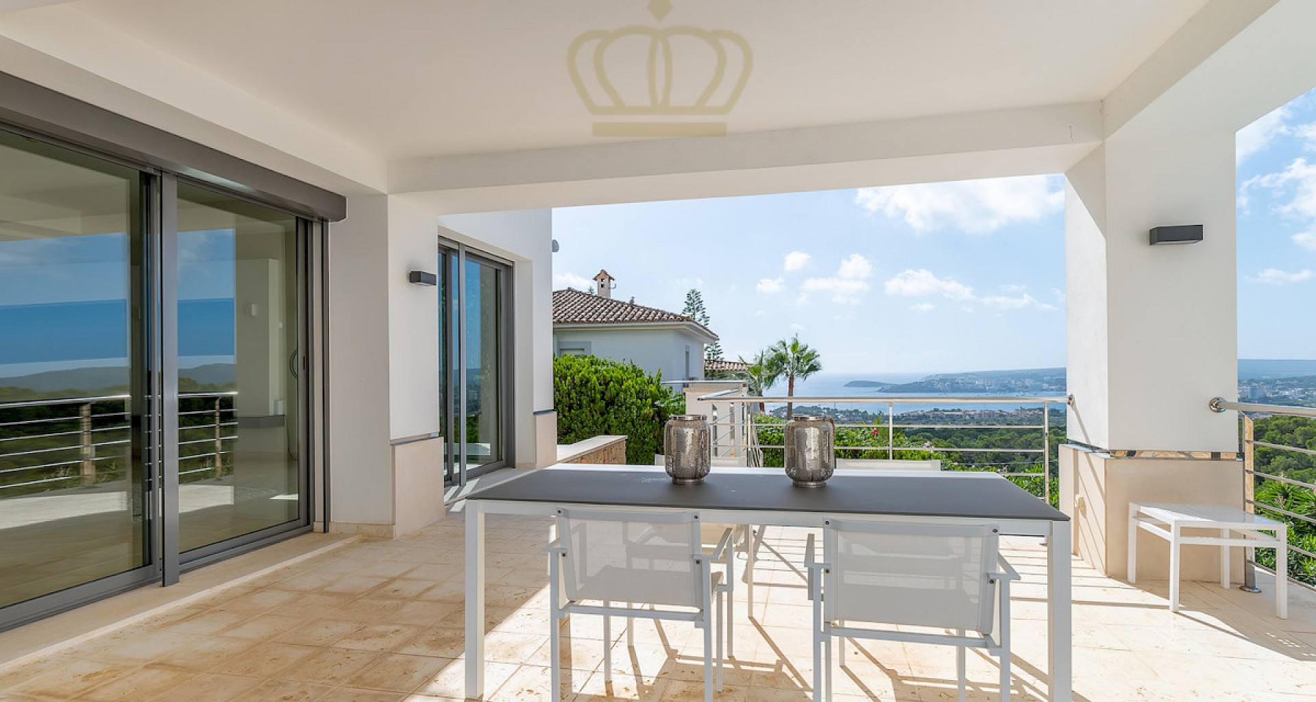 KROHN & LUEDEMANN Villa with fantastic sea views in Costa d'en Blanes Mallorca 
