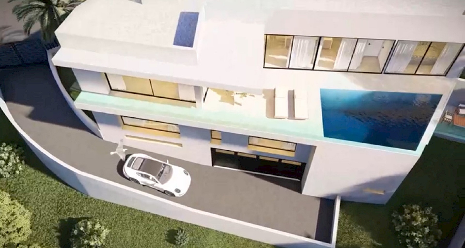 KROHN & LUEDEMANN Moderne Neubau Villa in Costa d'en Blanes mit Meerblick kaufen 