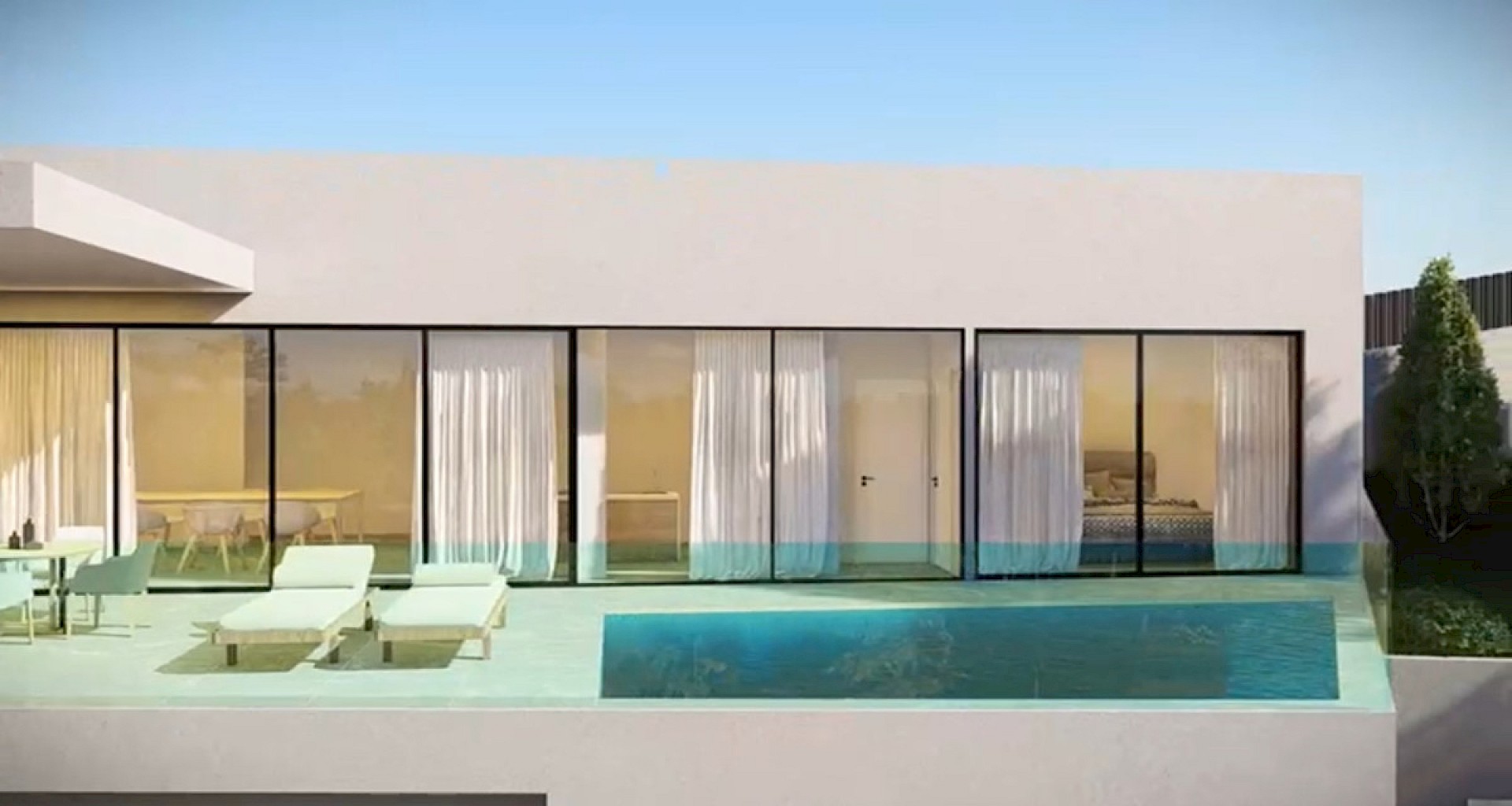 KROHN & LUEDEMANN Moderna villa de nueva construcción en Costa d'en Blanes con vistas al mar en venta Neubau Villa Costa d