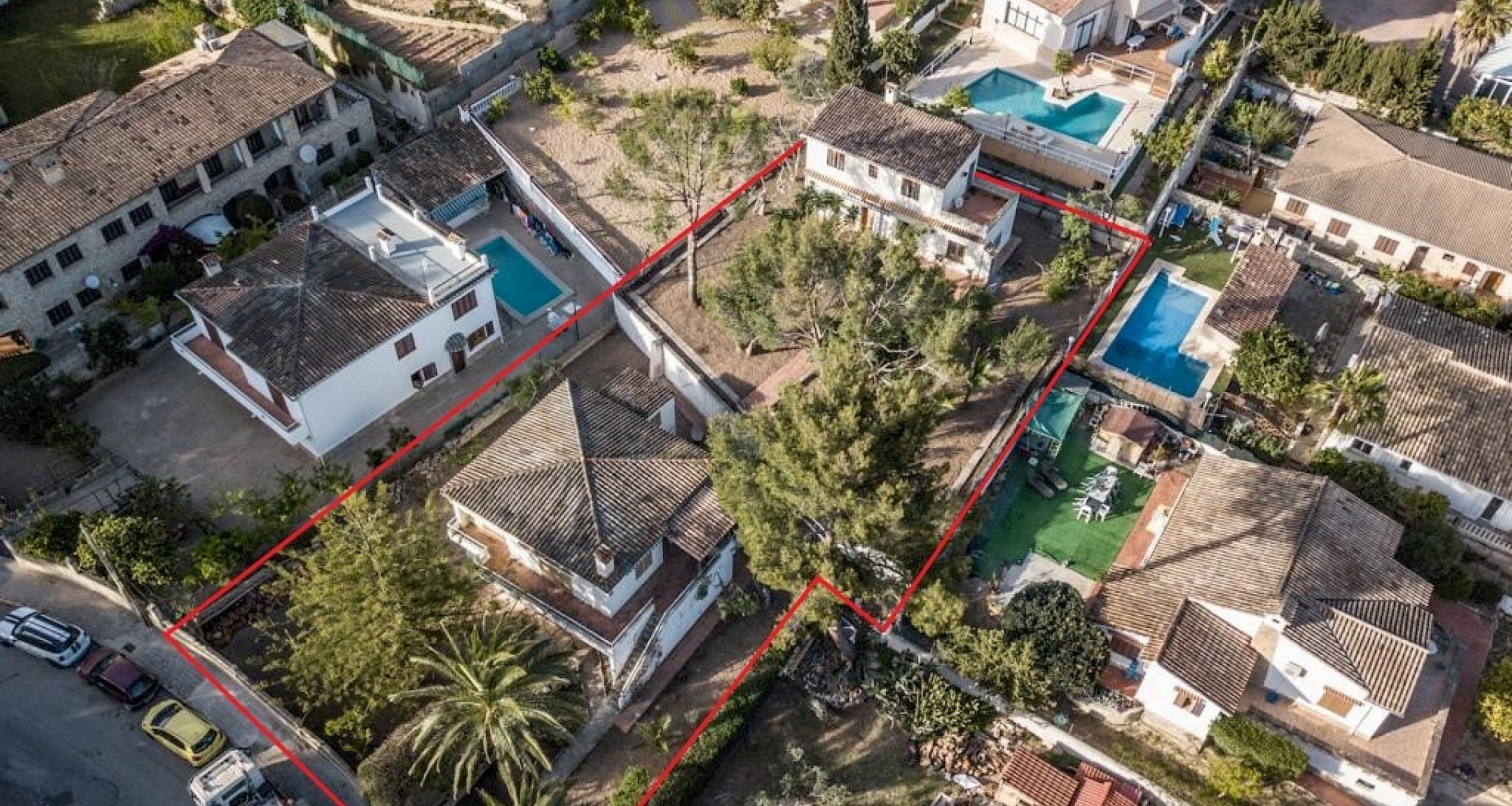 KROHN & LUEDEMANN Top Villen Projekt zur Renovierung in Mallorca Paguera mit Baugenehmigung 