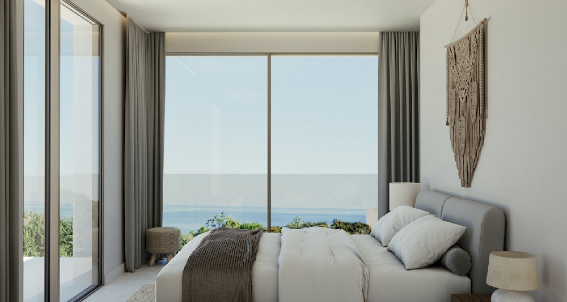 KROHN & LUEDEMANN New build luxury villa in 2nd sea line in Cala Murada near Portocolom 