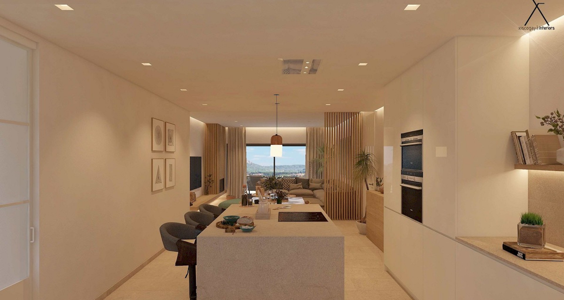 KROHN & LUEDEMANN New build luxury condo in Santa Ponsa in a prime location with beautiful views of the countryside 