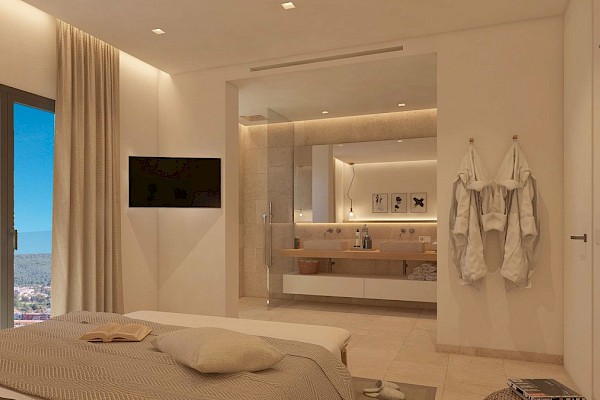Neubau Luxus Apartment in Santa Ponsa in bester Lage mit schönen Blicken in die Landschaft